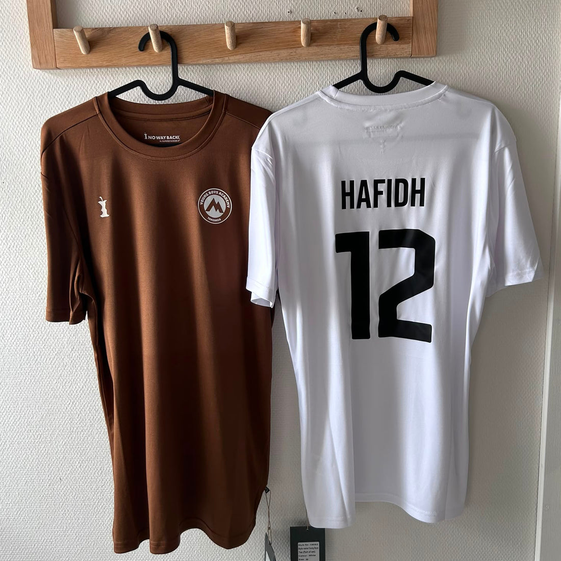 HVID Fodbold trøje med tryk