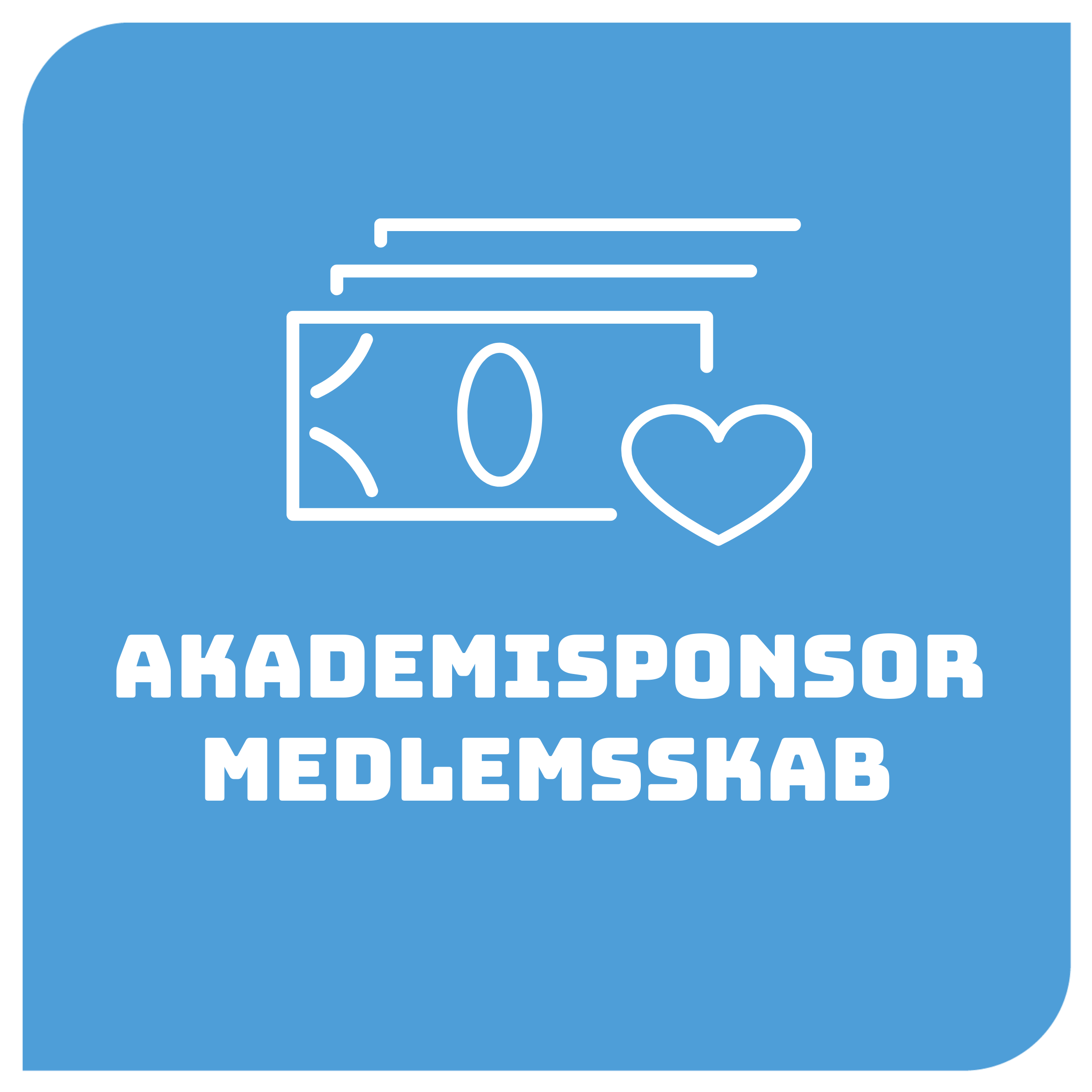 Akademisponsor medlemsskab, 1 år