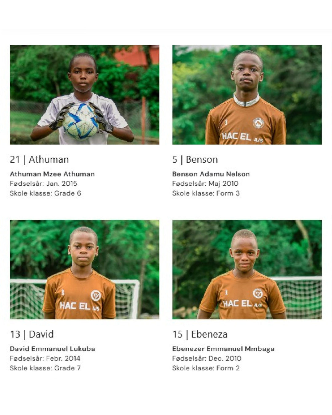 Become a sponsor for one of our boys