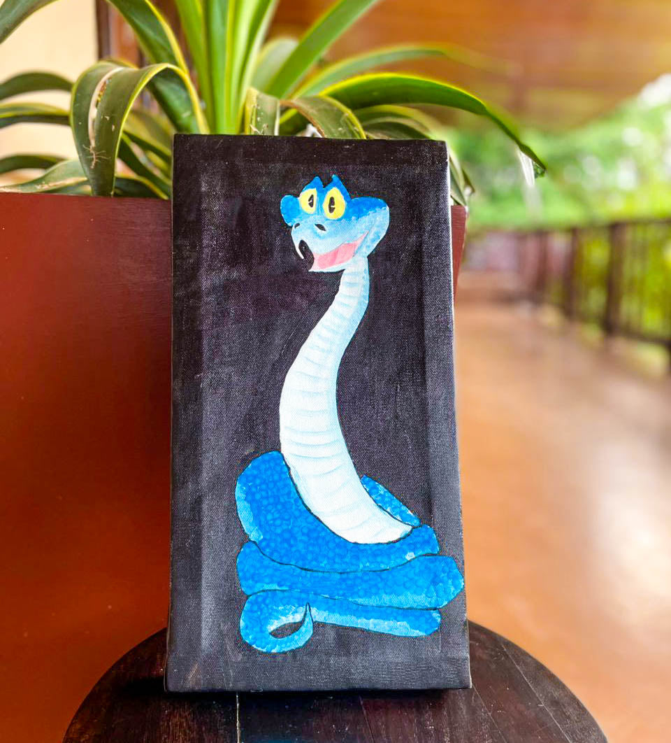 Maleri: The blue snake