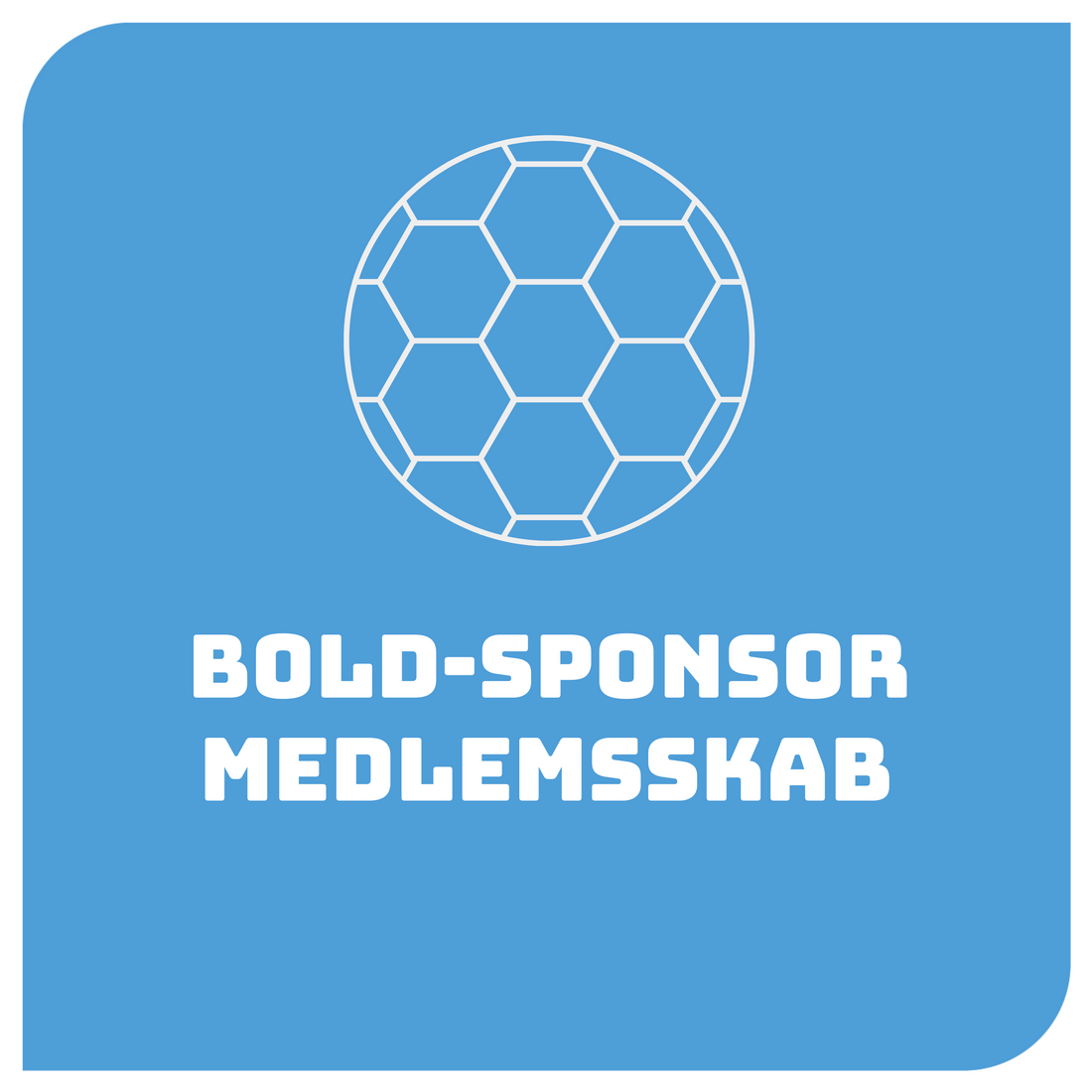 Bold sponsor medlemsskab, 1 år